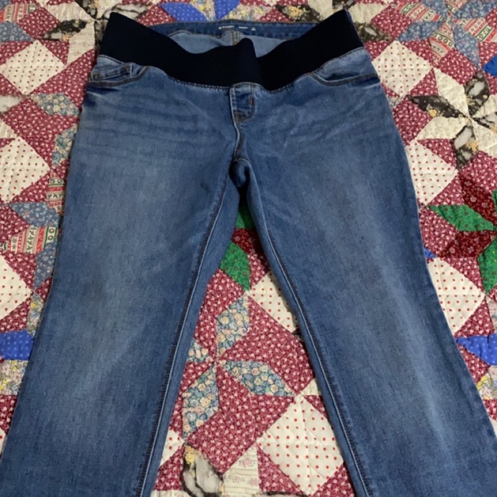 Size 10 old navy maternity jeans